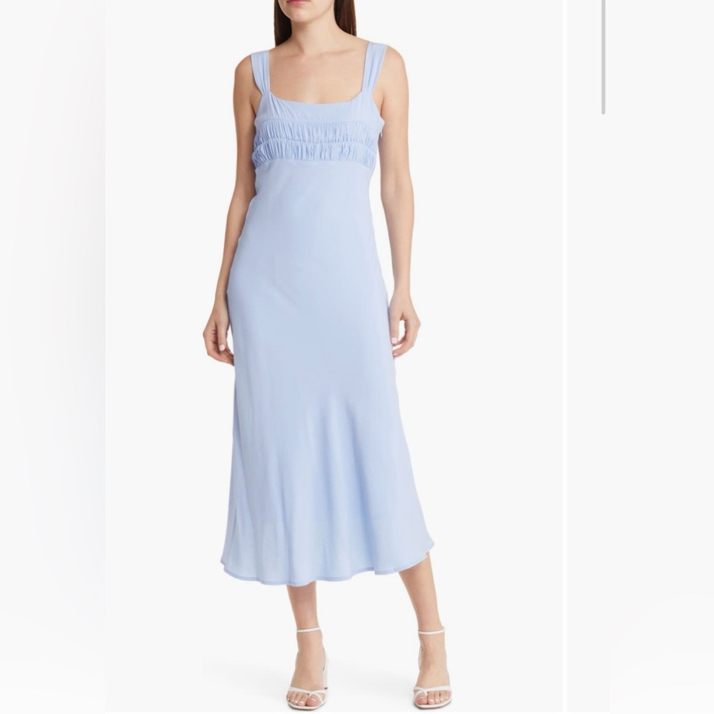 Sophie Rue Shirred Cami Dress in Blue Hydrangea M (size medium or 8/10) NWT BNWT